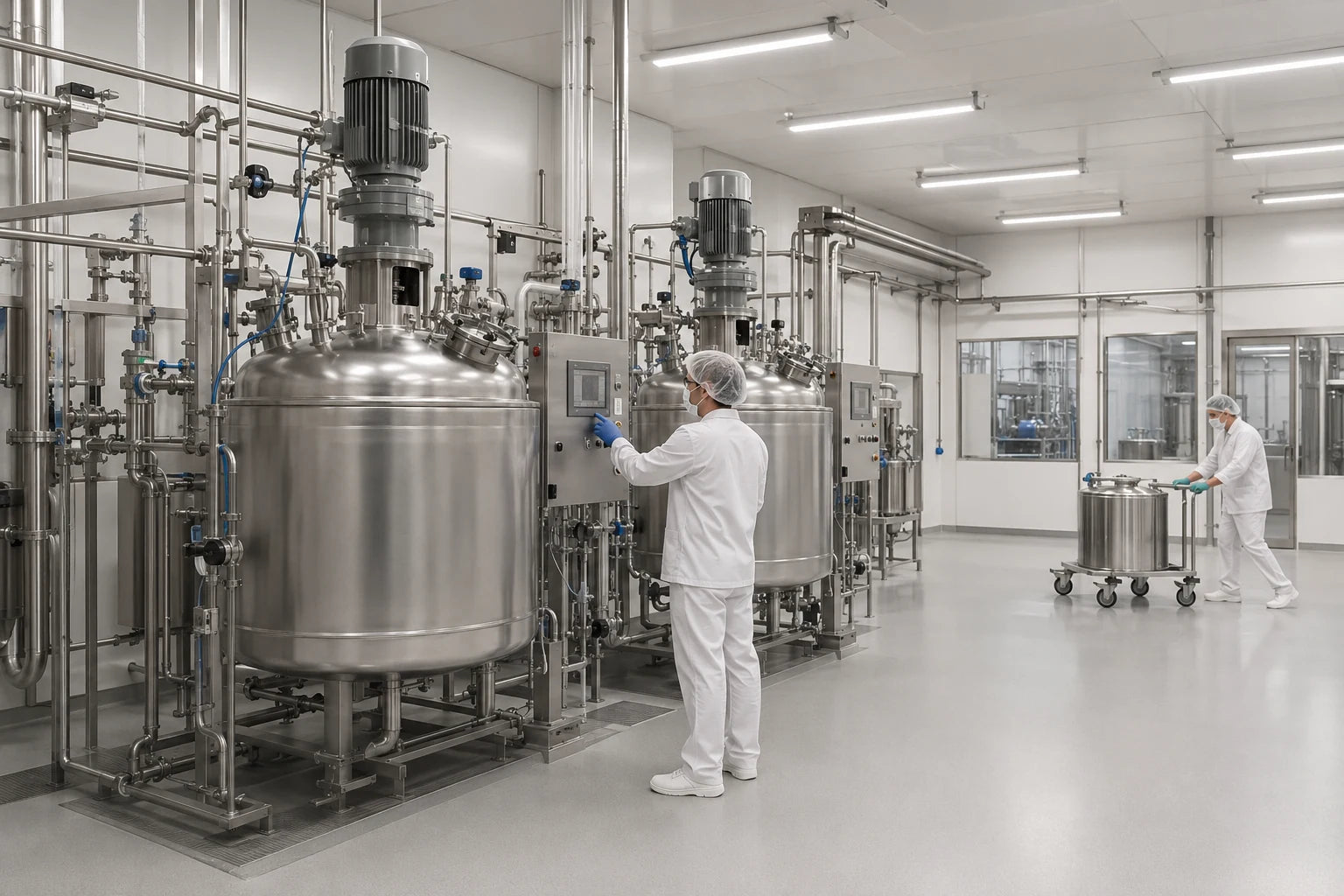 Impianto europeo per la produzione di cosmetici naturali certificati