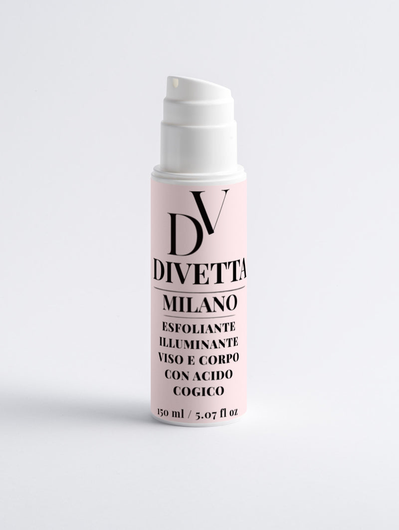 Esfoliante viso e corpo con acido cogico: come uniformare il tono in modo delicato
