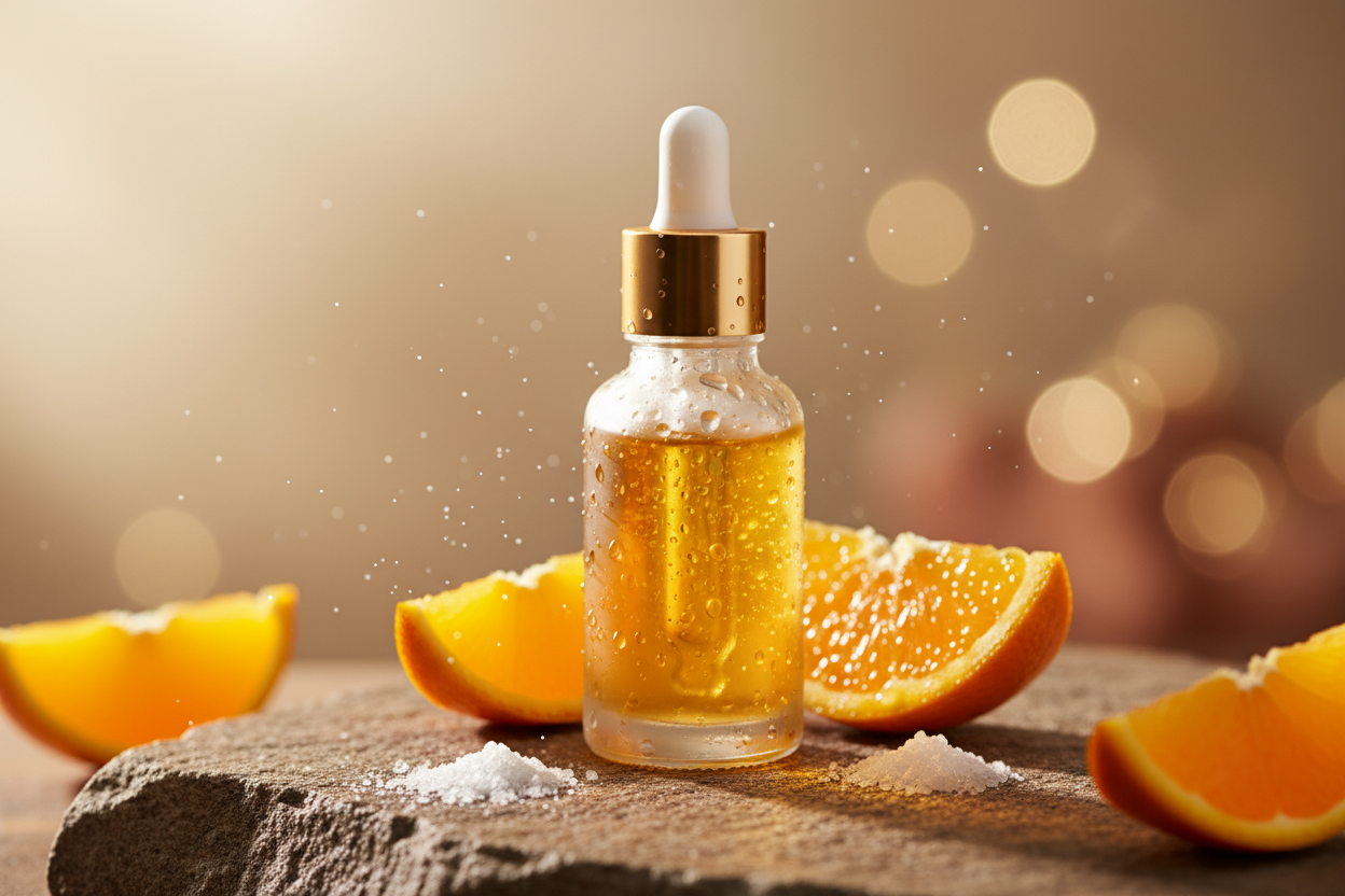 Vitamin C in der Hautpflege: Warum sie das stärkste Antioxidans ist – und warum die Form entscheidend ist
