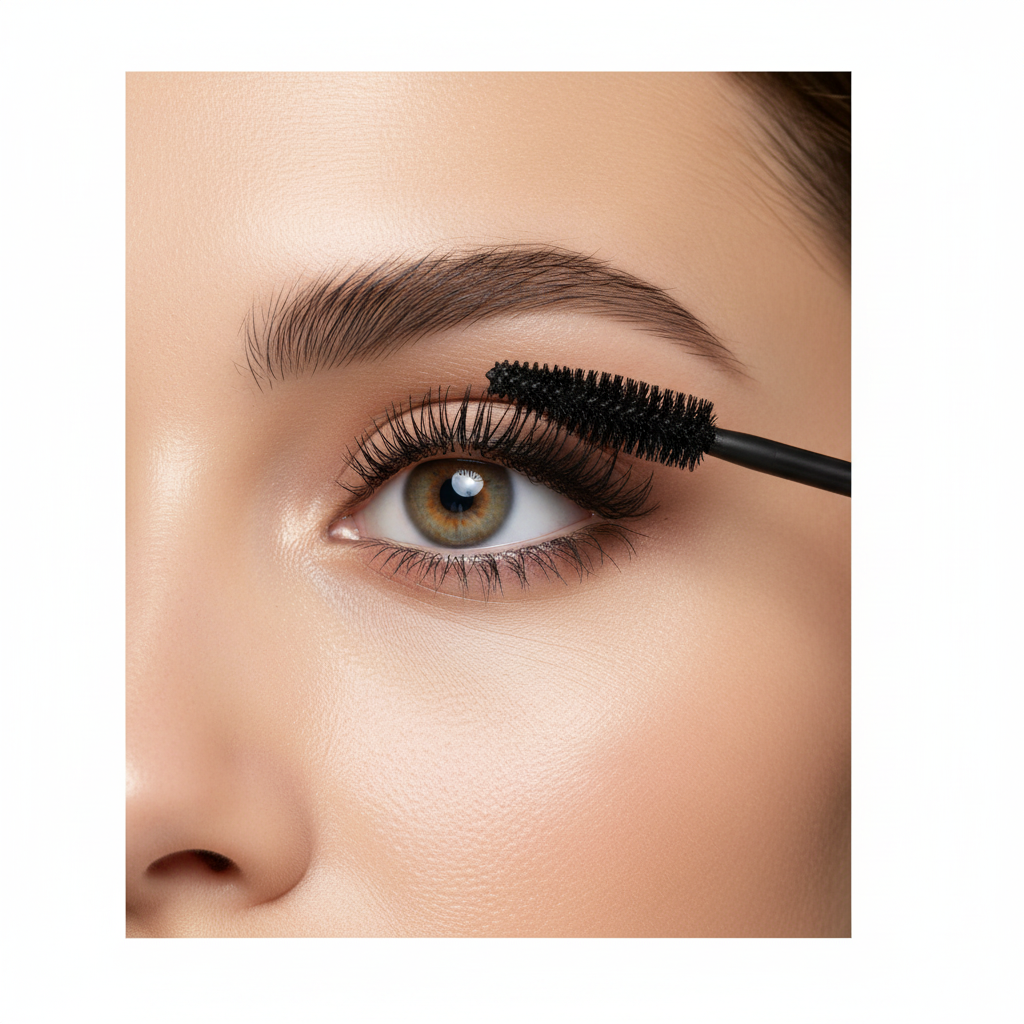 Applicazione del mascara La Divetta Milano sulle ciglia