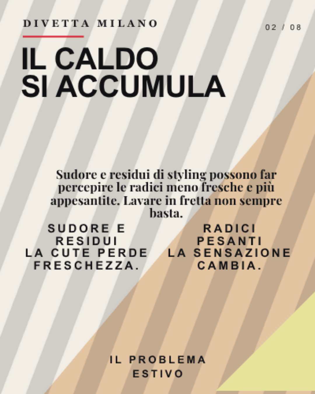 Il caldo si accumula: cause di residui e radici appesantite