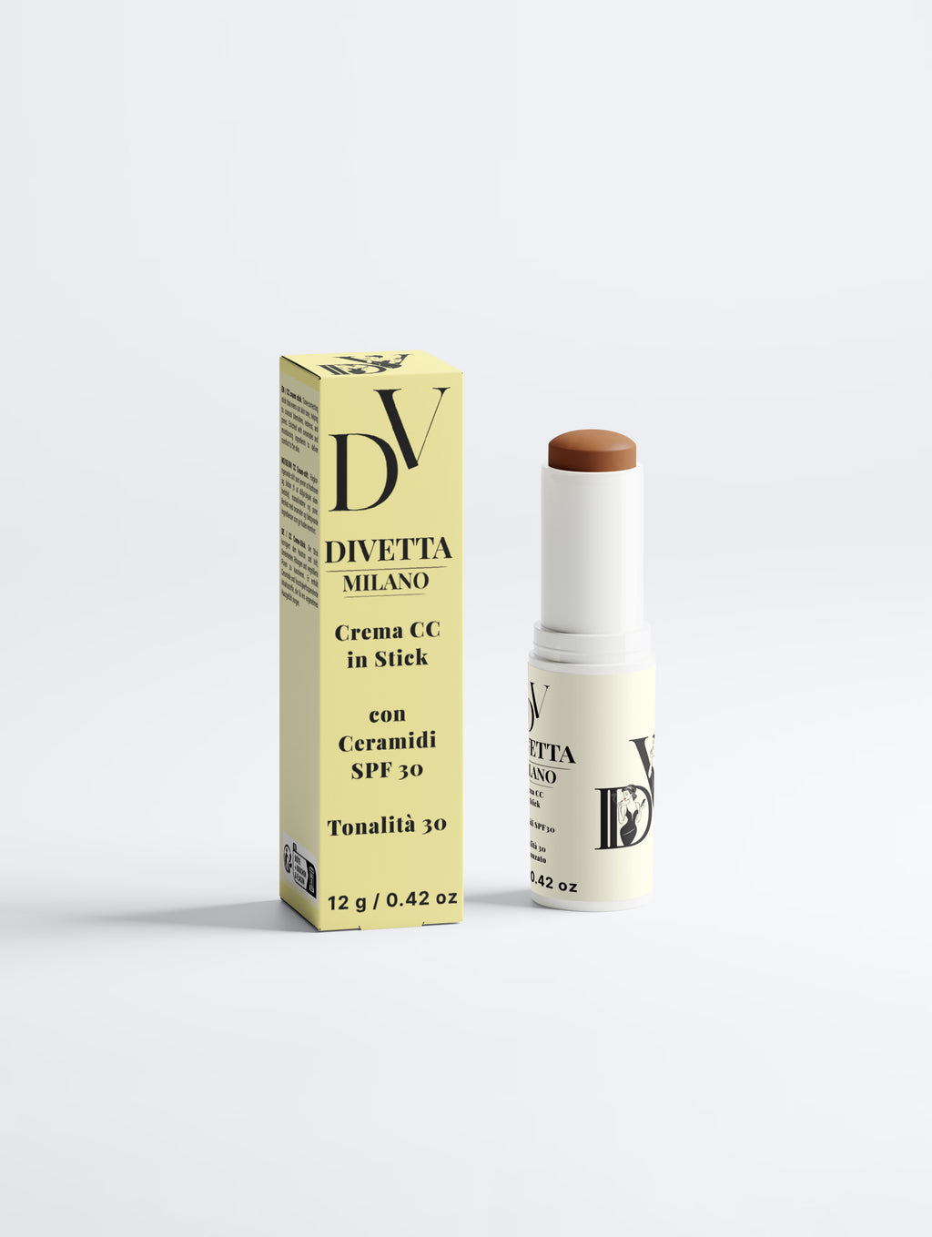 CC Cream alla Ceramide SPF30 Stick, 30 Ambrato